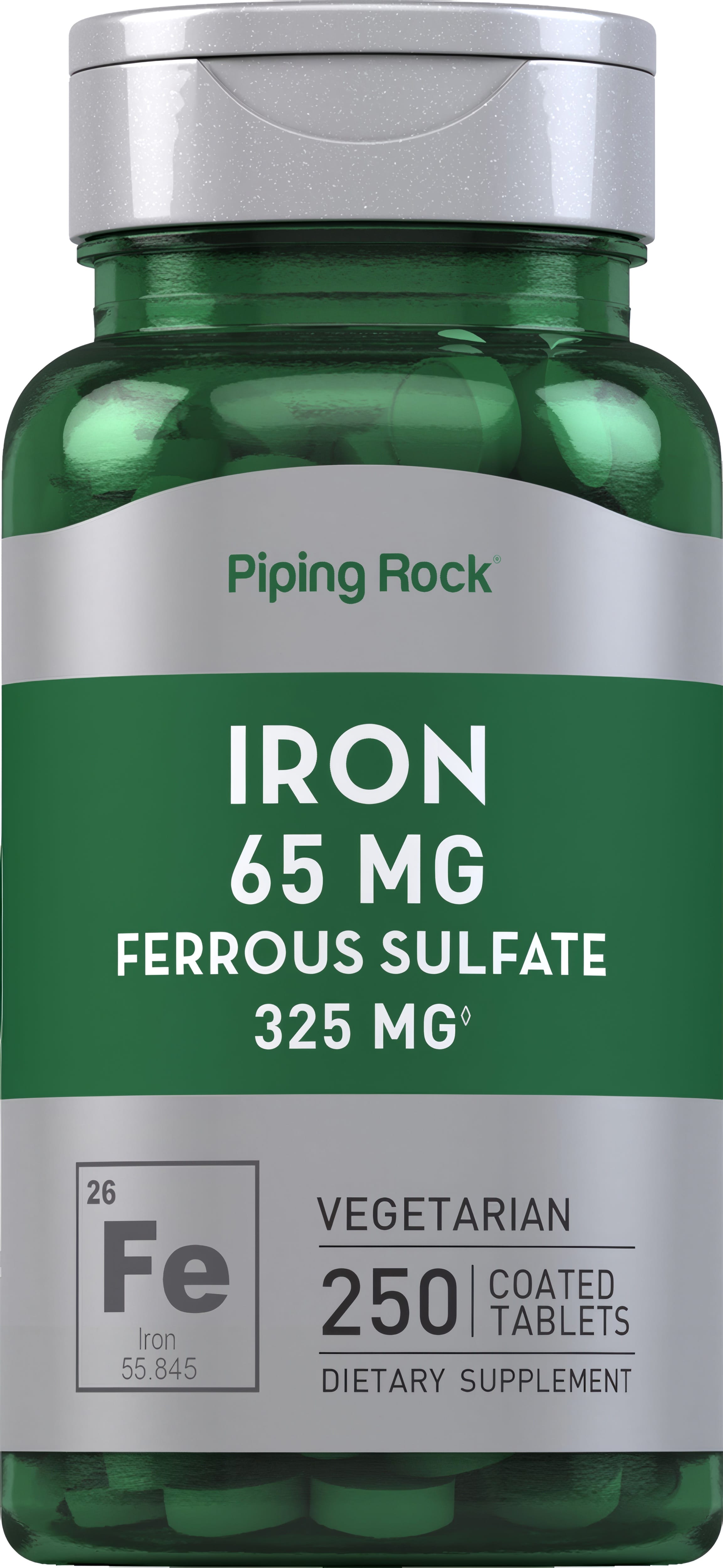 Iron Ferrous Sulfate, 65 mg, 250 Coated Tablets