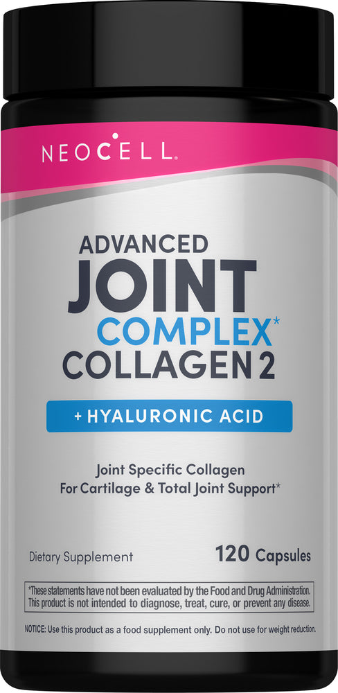 Joint Complex Collagen Type 2 + Hyaluronic Acid, 120 Capsules