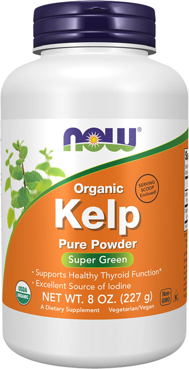 Organic Kelp Pure Powder in an 8 oz (227 g) jar.