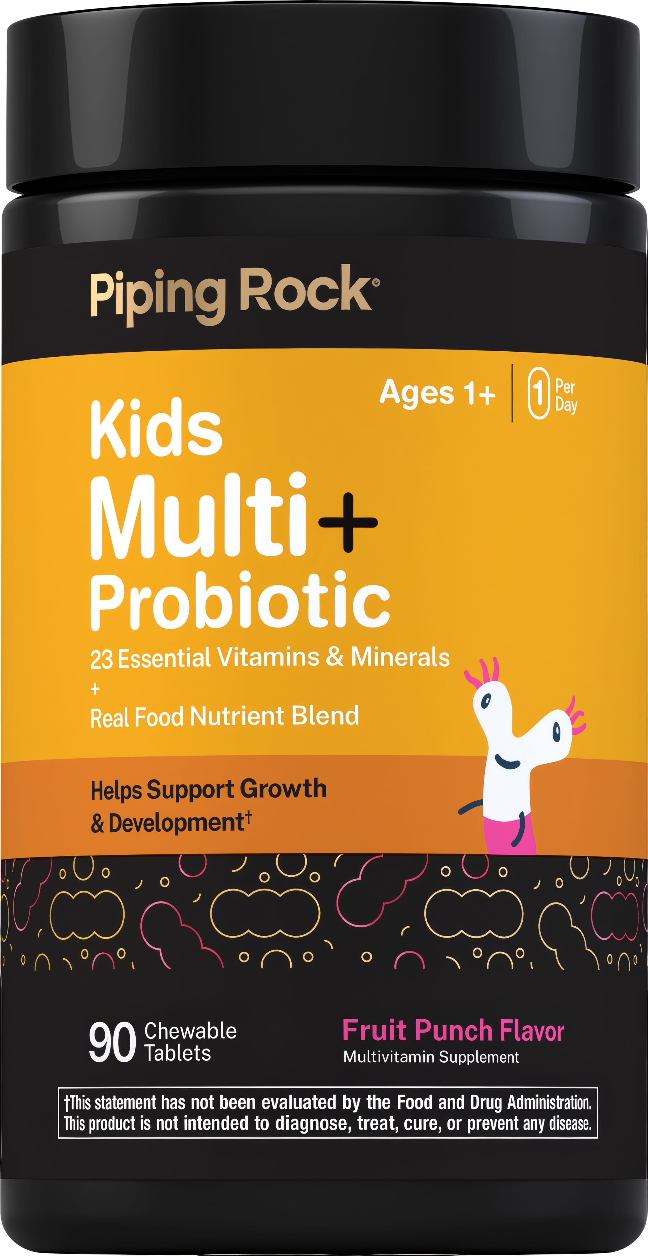 Kids Multi + Probiotic (Fruit Punch), 90 Chewable Tablets