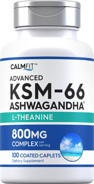 KSM-66 Ashwagandha, 800 mg (per serving), 100 Coated Caplets
