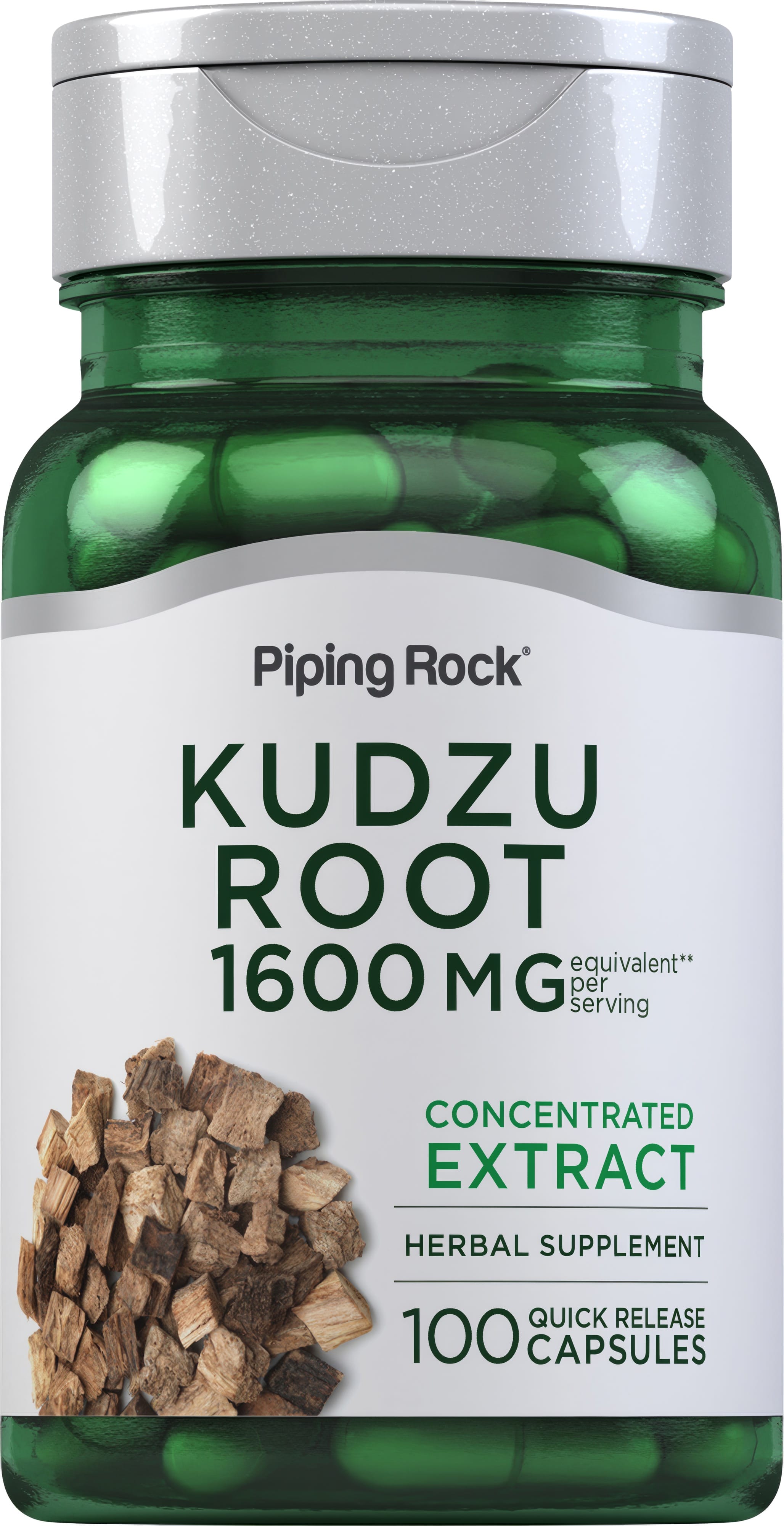 Kudzu Root, 1600 mg (per serving), 100 Quick Release Capsules
