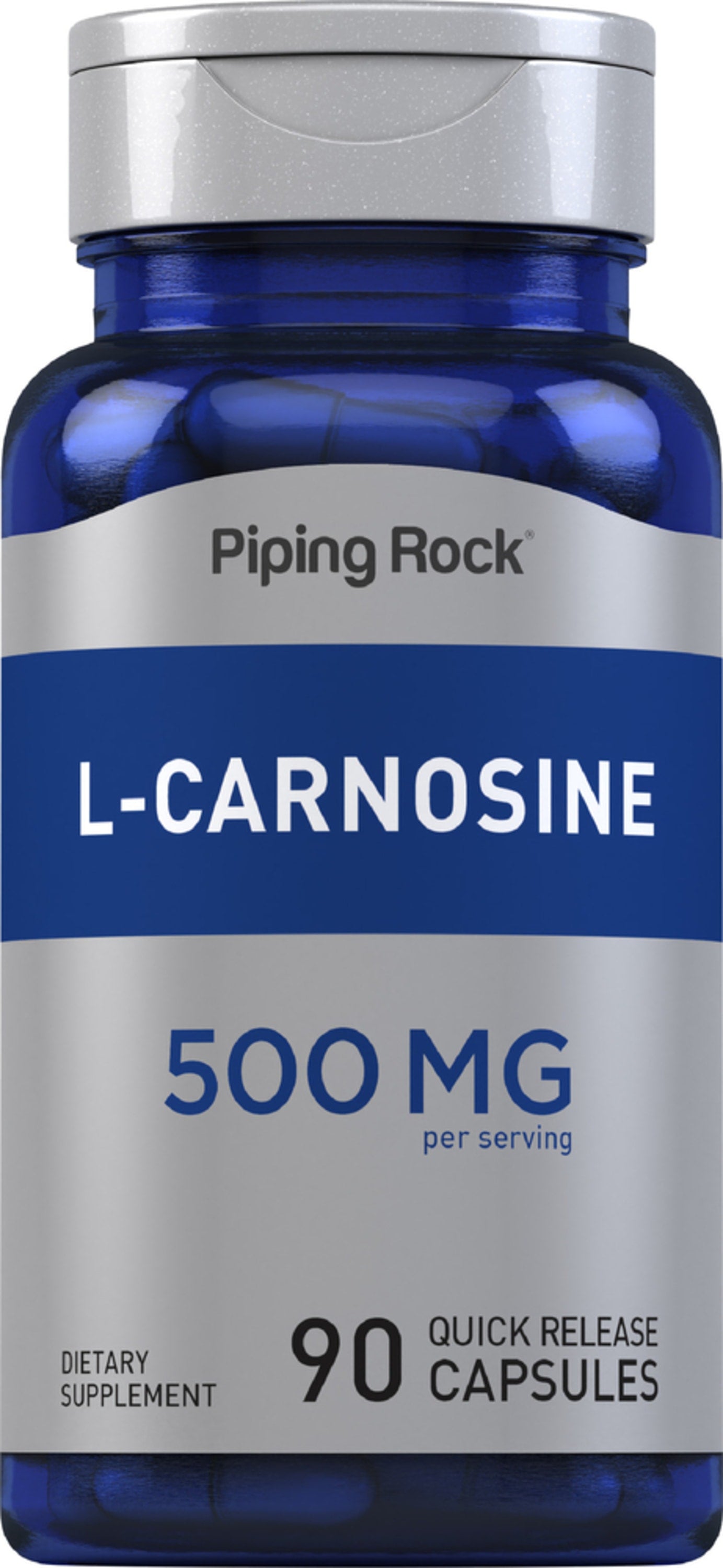 L-Carnosine, 500 mg, 90 Quick Release Capsules