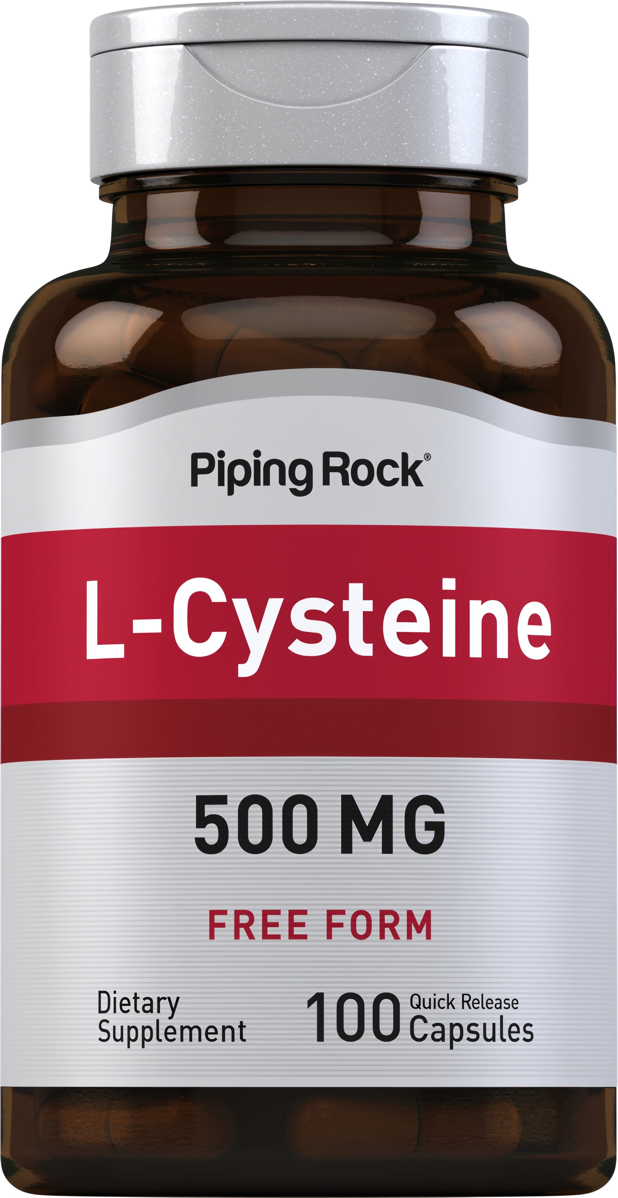 L-Cysteine, 500 mg, 100 Quick Release Capsules