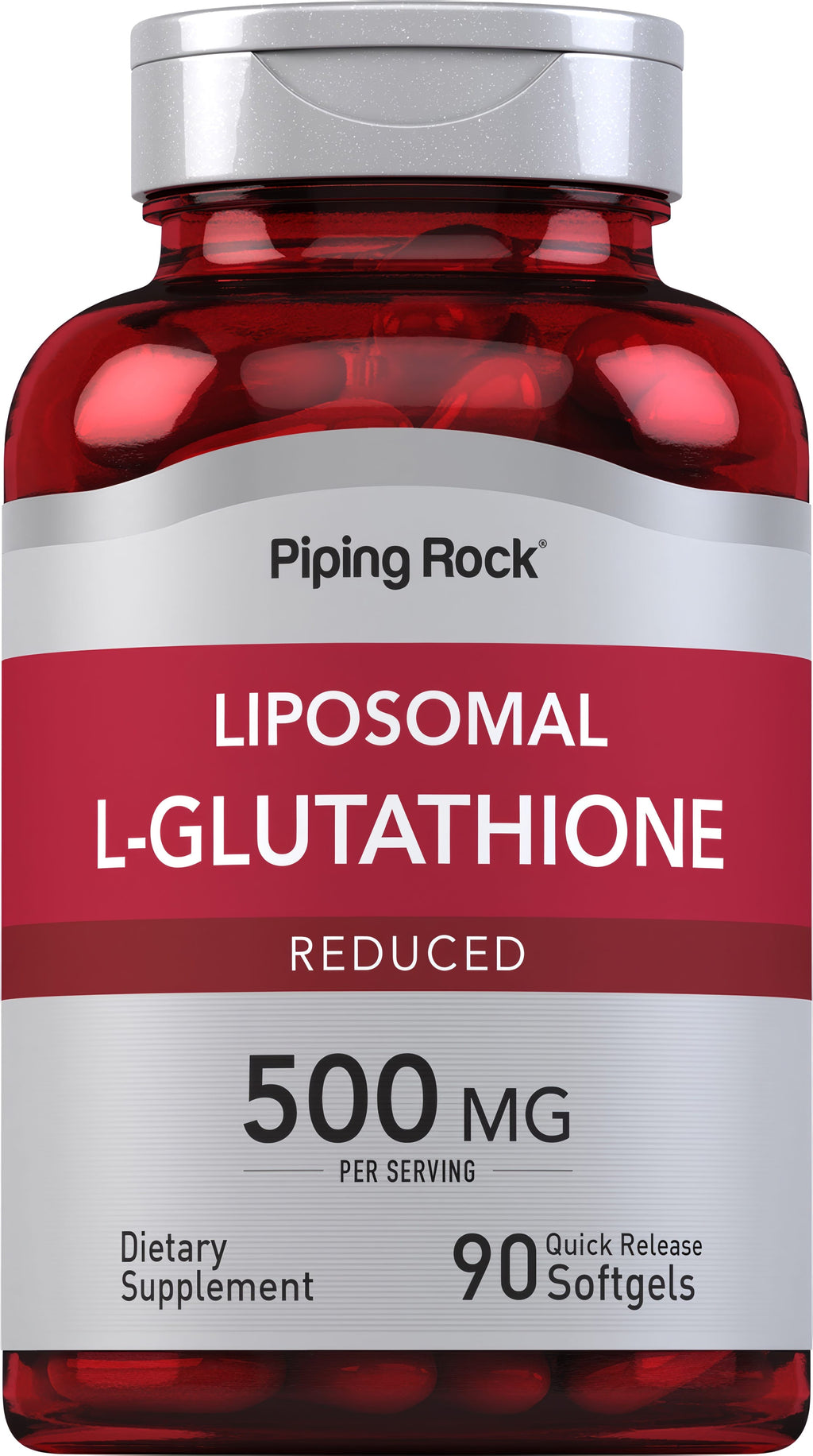 Liposomal L-Glutathione (Reduced), 500 mg (per serving), 90 Quick Rele