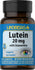 Lutein 20 mg with Zeaxanthin, 60 Quick Release Softgels