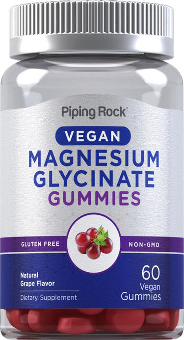 Magnesium Glycinate (Natural Grape), 60 Vegan Gummies