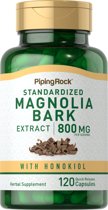 Magnolia Bark (Honokiol), 800 mg (per serving), 120 Quick Release Capsules