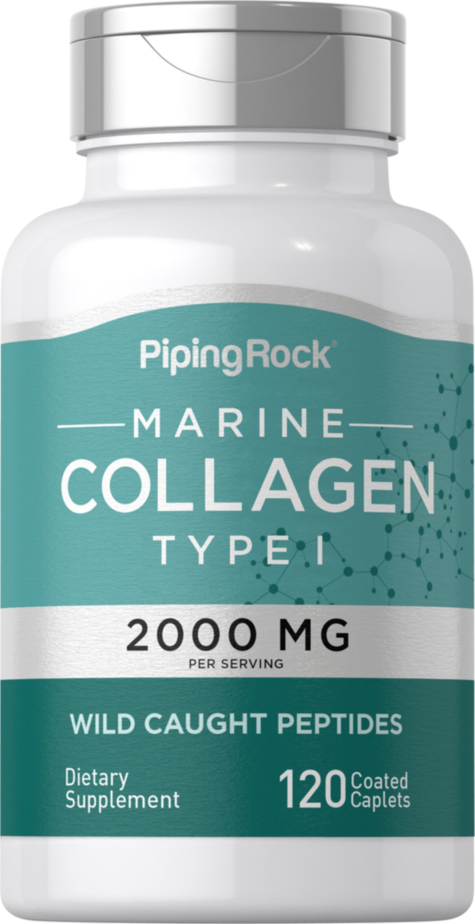 Marine Collagen Type 1, 2000 mg (per serving), 120 Tablets