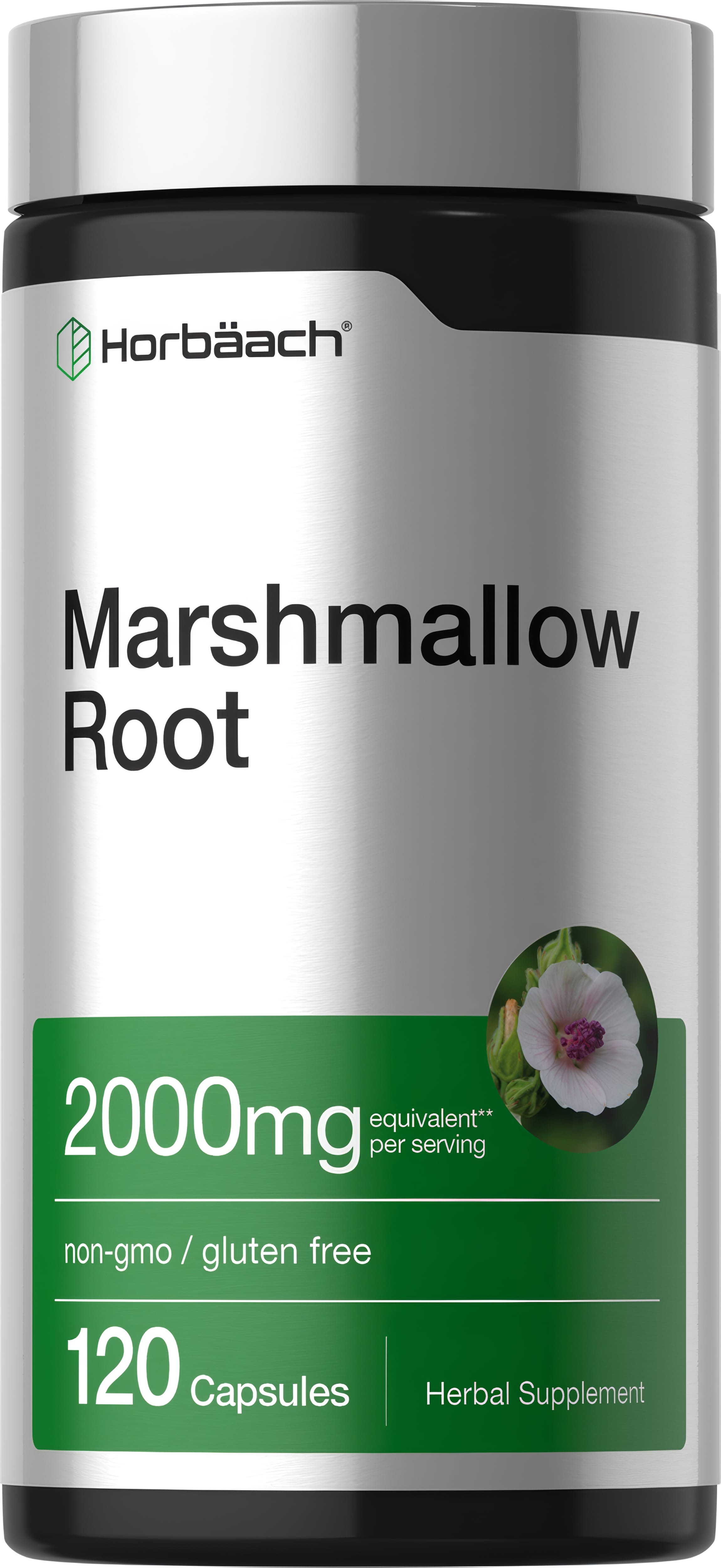 Marshmallow Root, 2000 mg (per serving), 120 Capsules