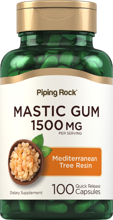 Mastic Gum, 1500 mg (per serving), 100 Quick Release Capsules