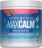 Natural Vitality MAXCALM Watermelon Flavor relaxing drink mix with magnesium citrate and glycinate, 8 OZ (227 G).