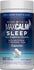 Natural Vitality MaxCalm Sleep, ionic magnesium glycinate with melatonin, L-Theanine, and GABA, 60 vegan capsules.