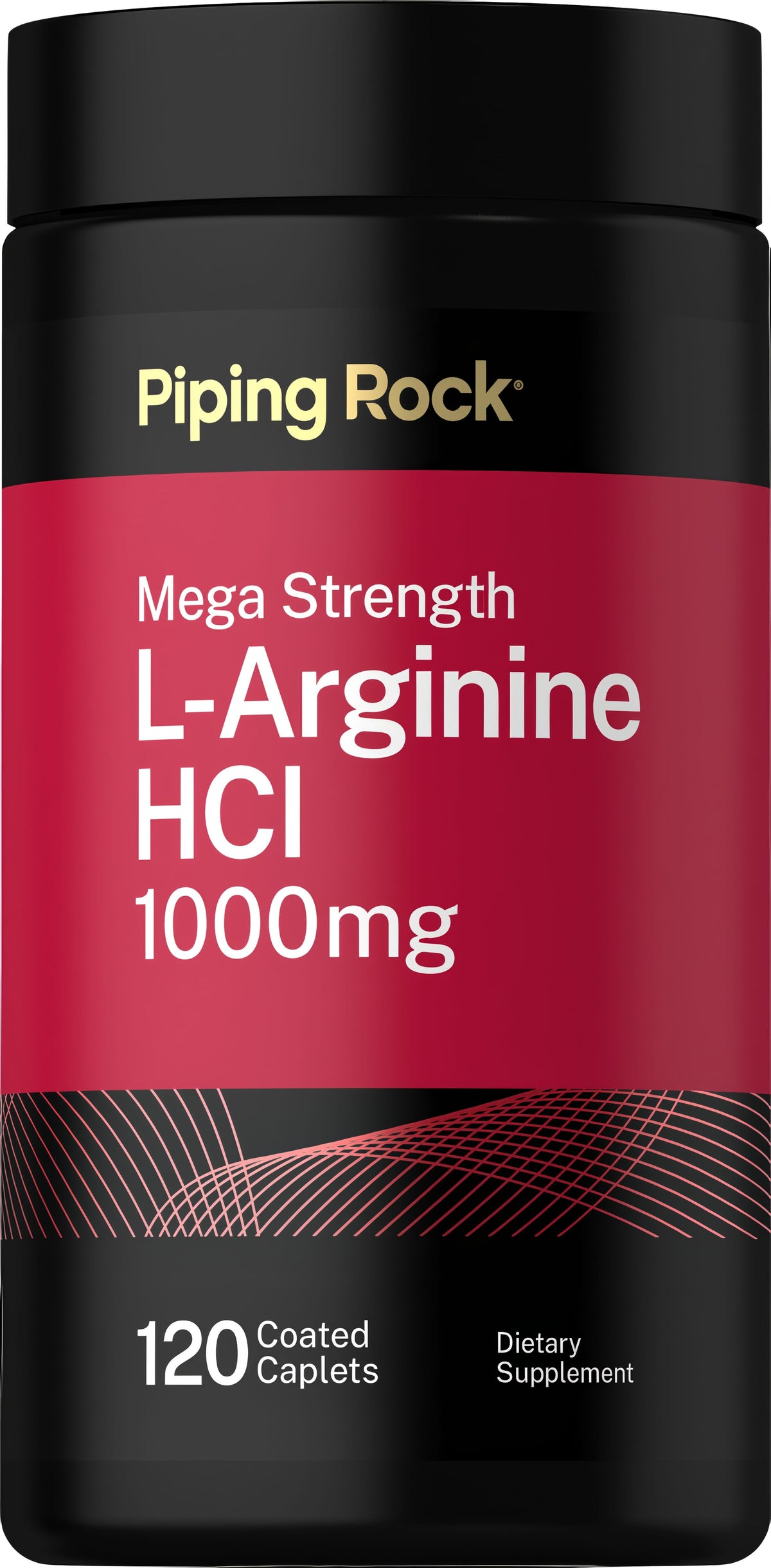 Mega Strength L-Arginine HCL, 1000 mg, 120 Coated Caplets