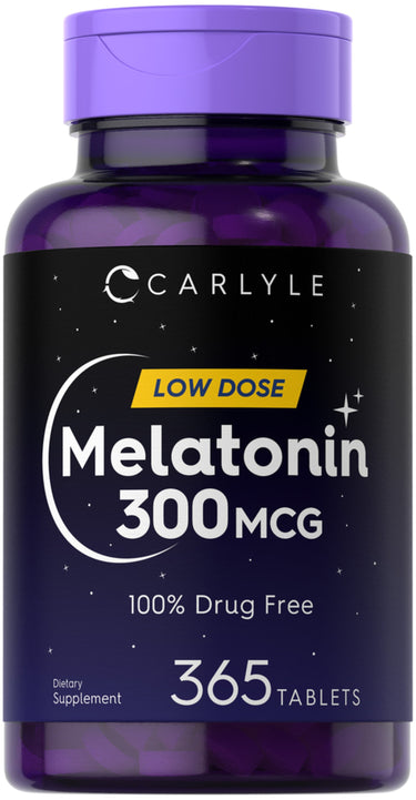 Melatonin, 300 mcg, 365 Tablets