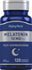 Melatonin Plus Ashwagandha, 10 mg (per serving), 120 Quick Release Capsules