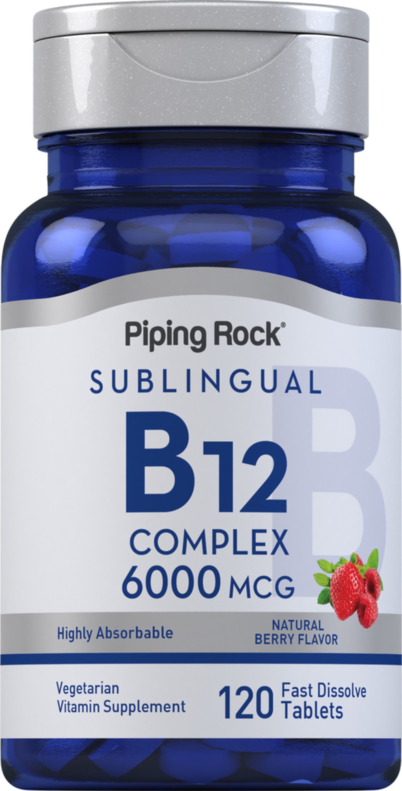 Methylcobalamin B-12 Complex (Sublingual), 6000 mcg, 120 Fast Dissolve Tablets