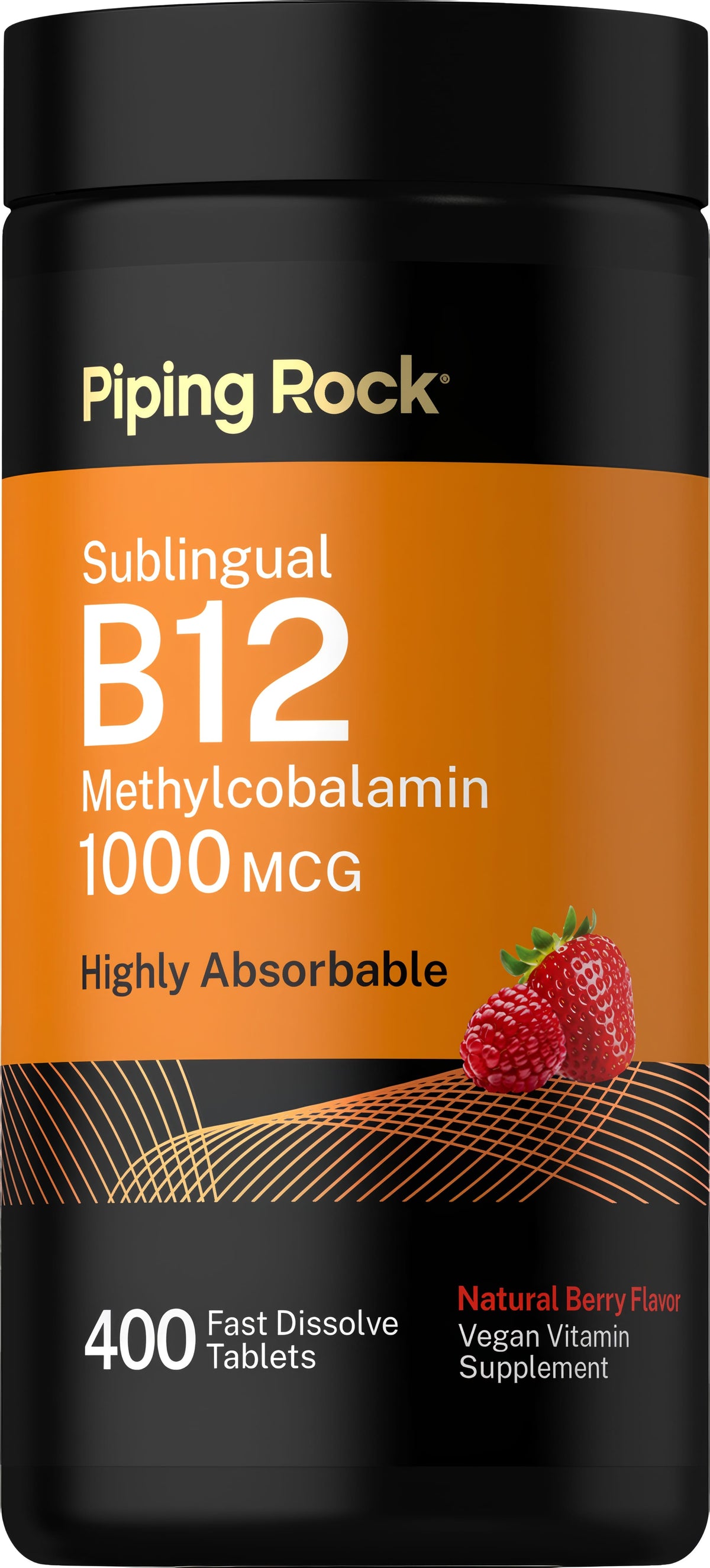 Sublingual B12 Methylcobalamin 1000 MCG with 400 fast dissolve tablets.