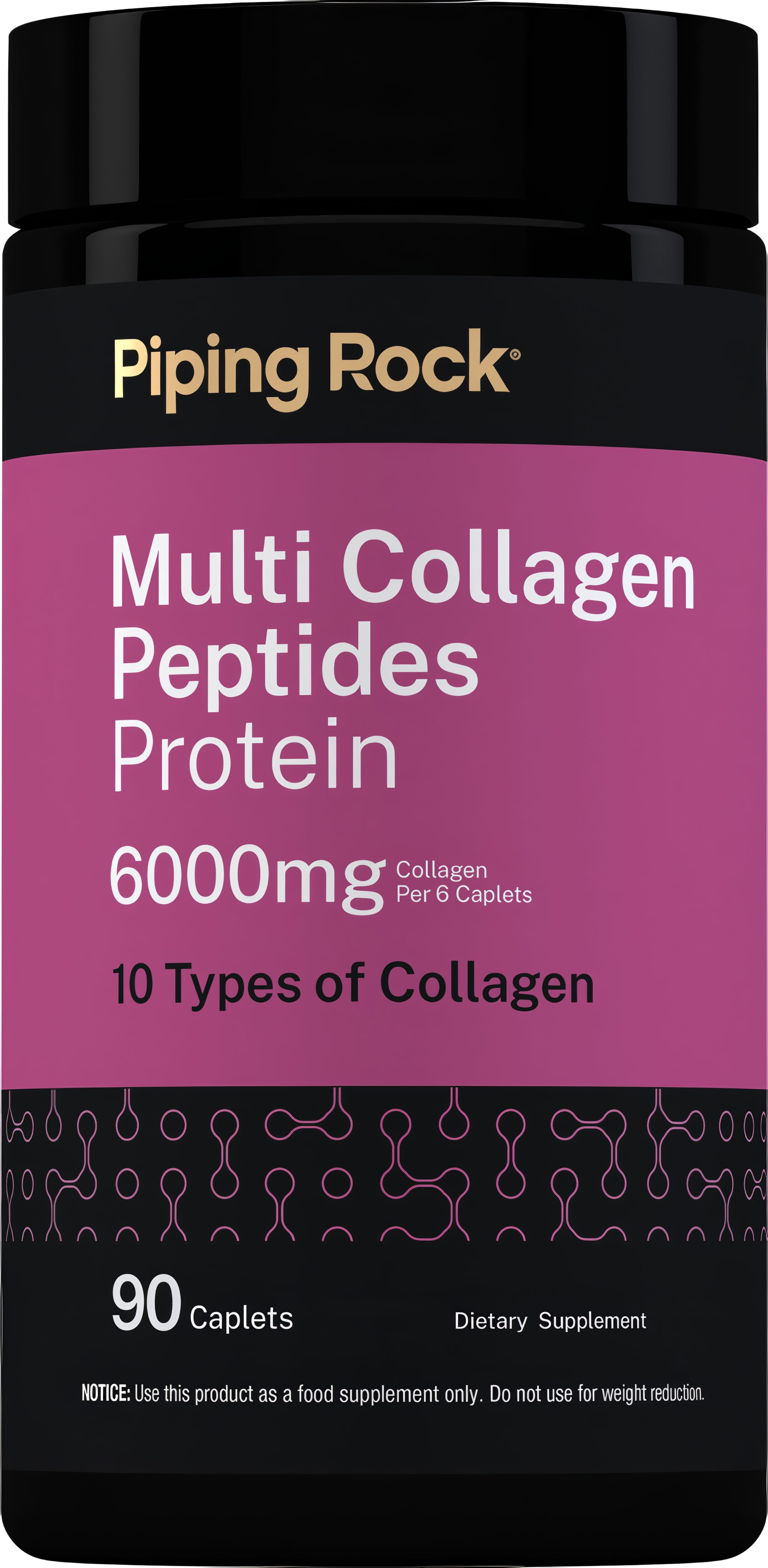 Multi Collagen Peptides Protein, 6000 mg, 90 Caplets