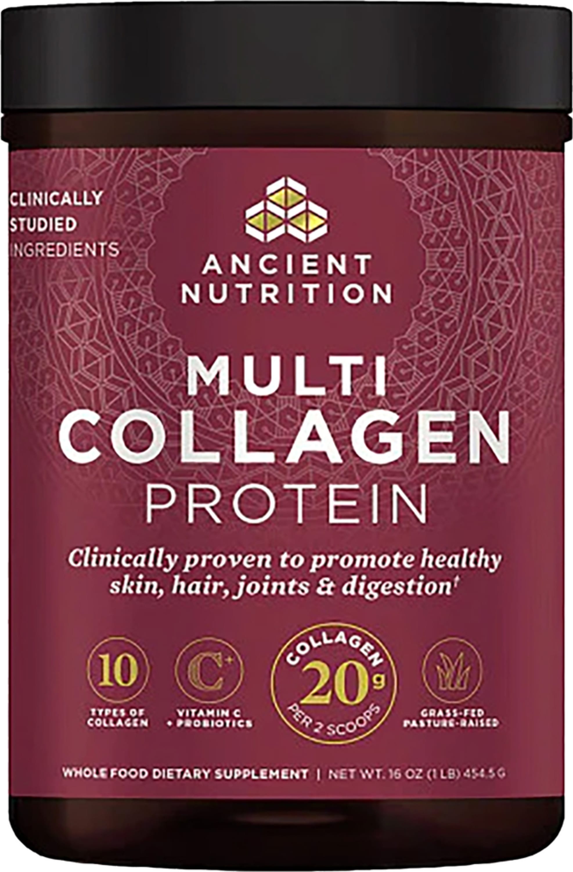 Multi Collagen Protein Powder, 1.00 lb (454.5 g) Bottle