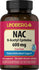 NAC N-Acetyl Cysteine, 600 mg, 120 Quick Release Capsules