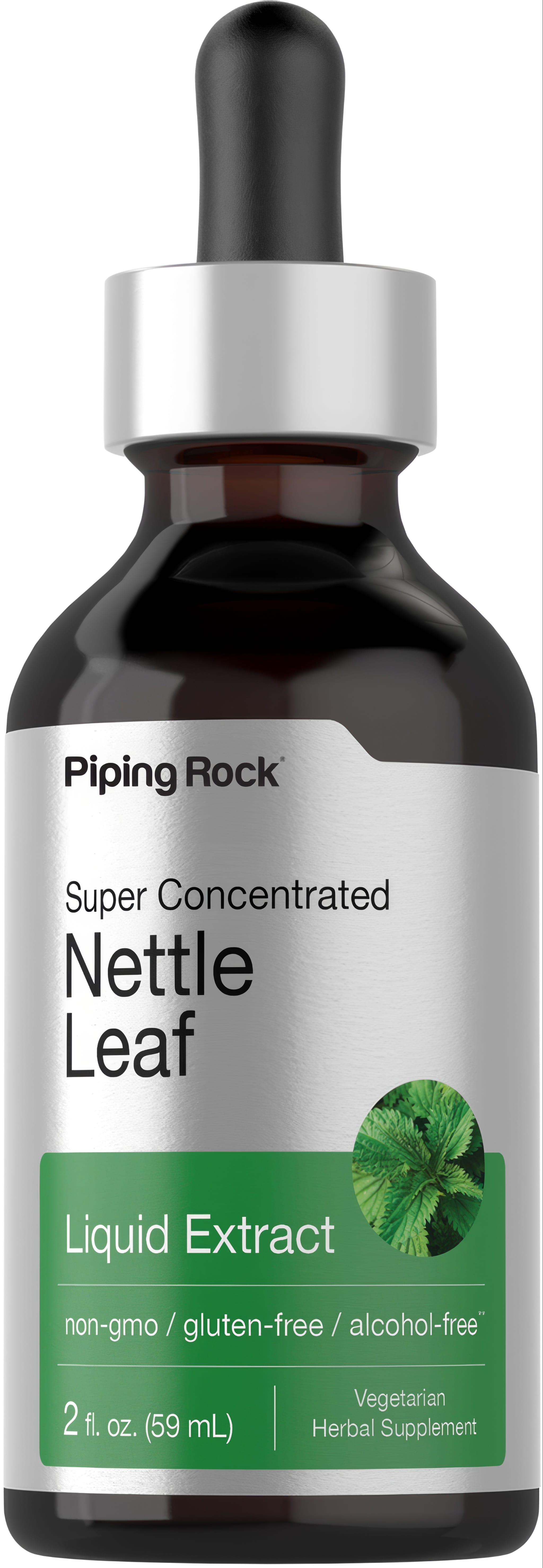 Nettle Leaf Liquid Extract, Super Concentrated, 2 fl. oz. (59 mL), non-gmo / gluten-free / alcohol-free™, Vegetarian Herbal Supplement.