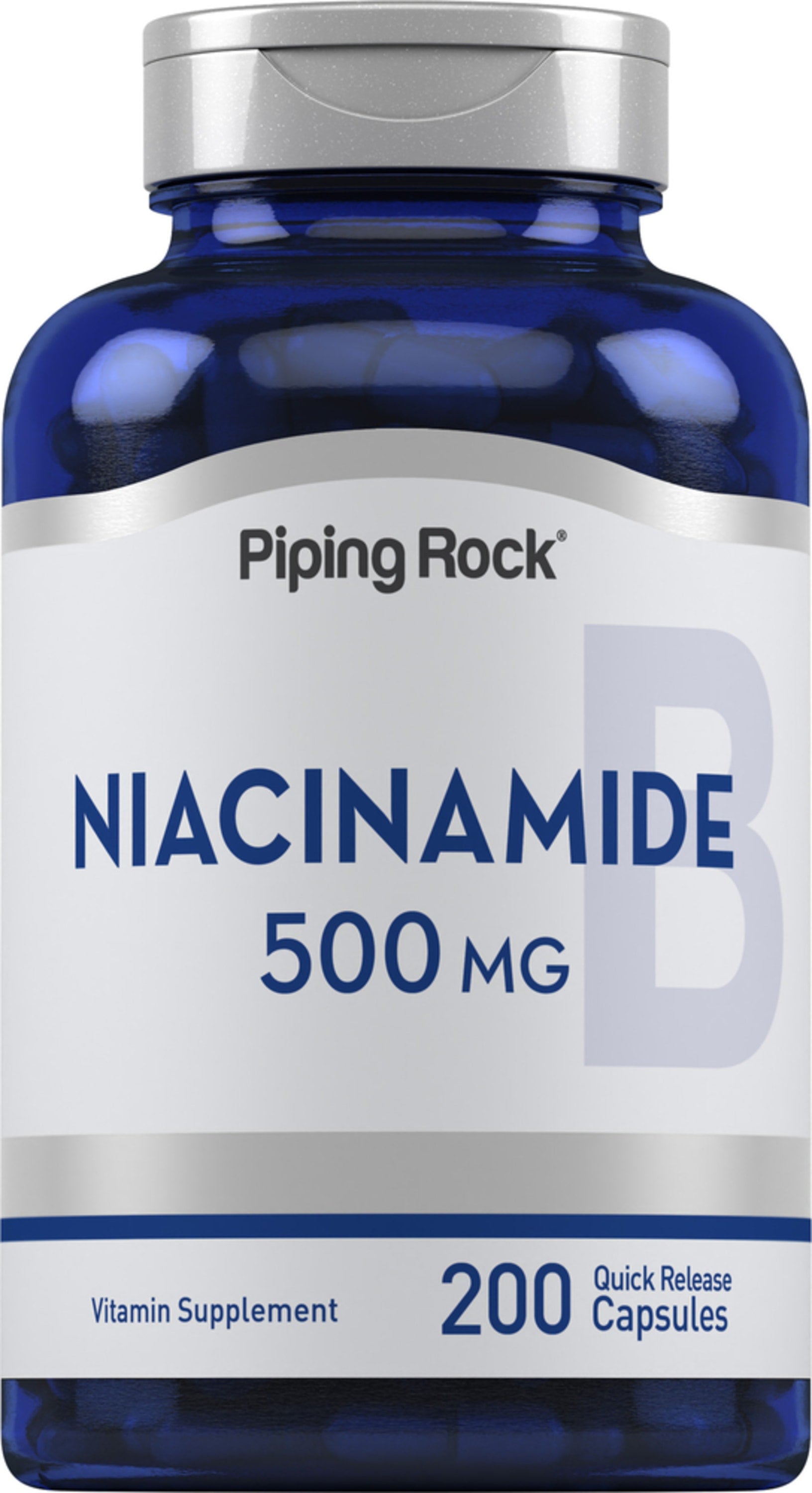 Niacinamide B-3, 500 mg, 200 Quick Release Capsules