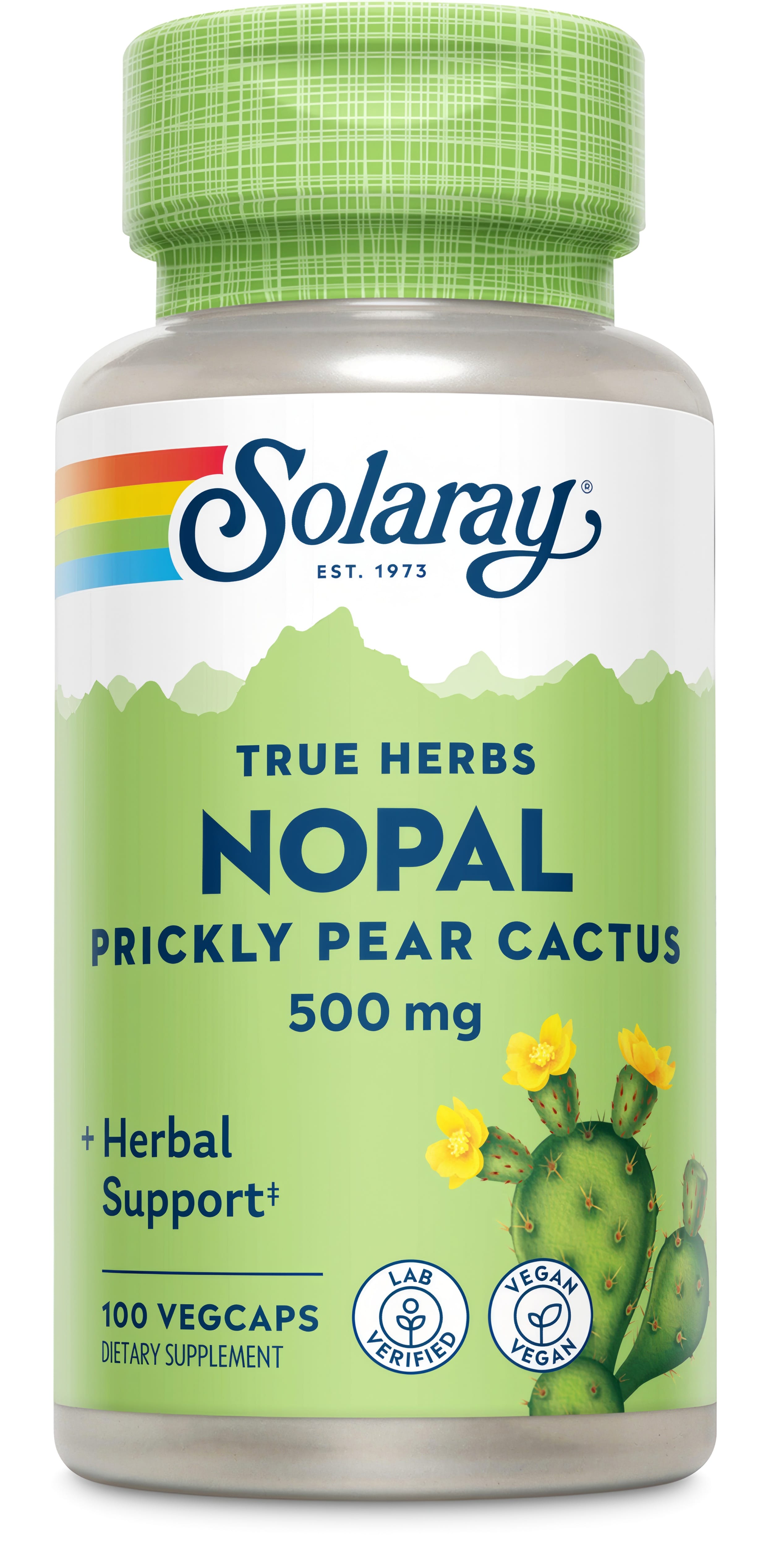 Nopal Prickly Pear Cactus, 500 mg, 100 VegCaps