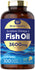 Omega-3 Fish Oil Burpless, 3600 mg (per serving), 300 Coated Softgels