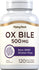 Ox Bile, 500 mg (per serving), 120 Quick Release Capsules