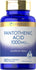 Carlyle Pantothenic Acid 1000mg, 100 quick-release capsules, gluten-free vitamin supplement for health.