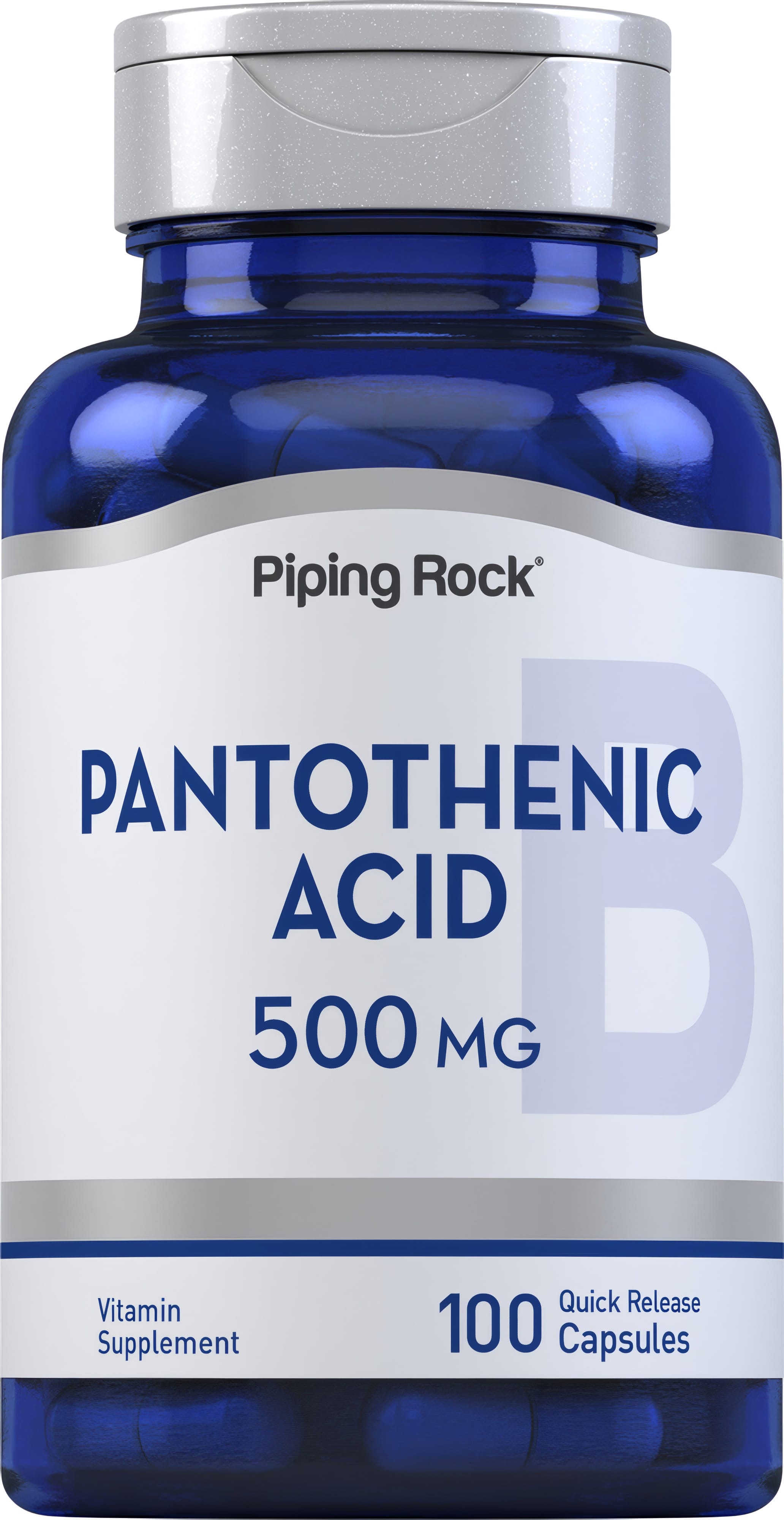 Pantothenic Acid, 500 mg, 100 Quick Release Capsules