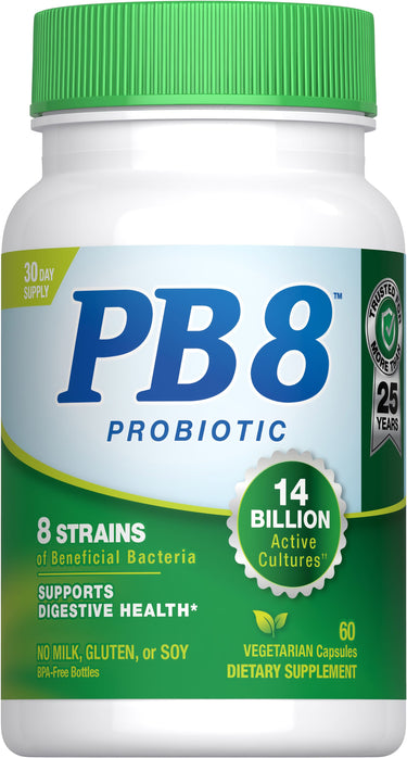 PB8™ Vegetarian Probiotic Supplement, 60 Vegetarian Capsules