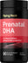 Prenatal DHA supplement for women: 90 quick release softgels, ideal before, during, and after pregnancy. Fish oil based.