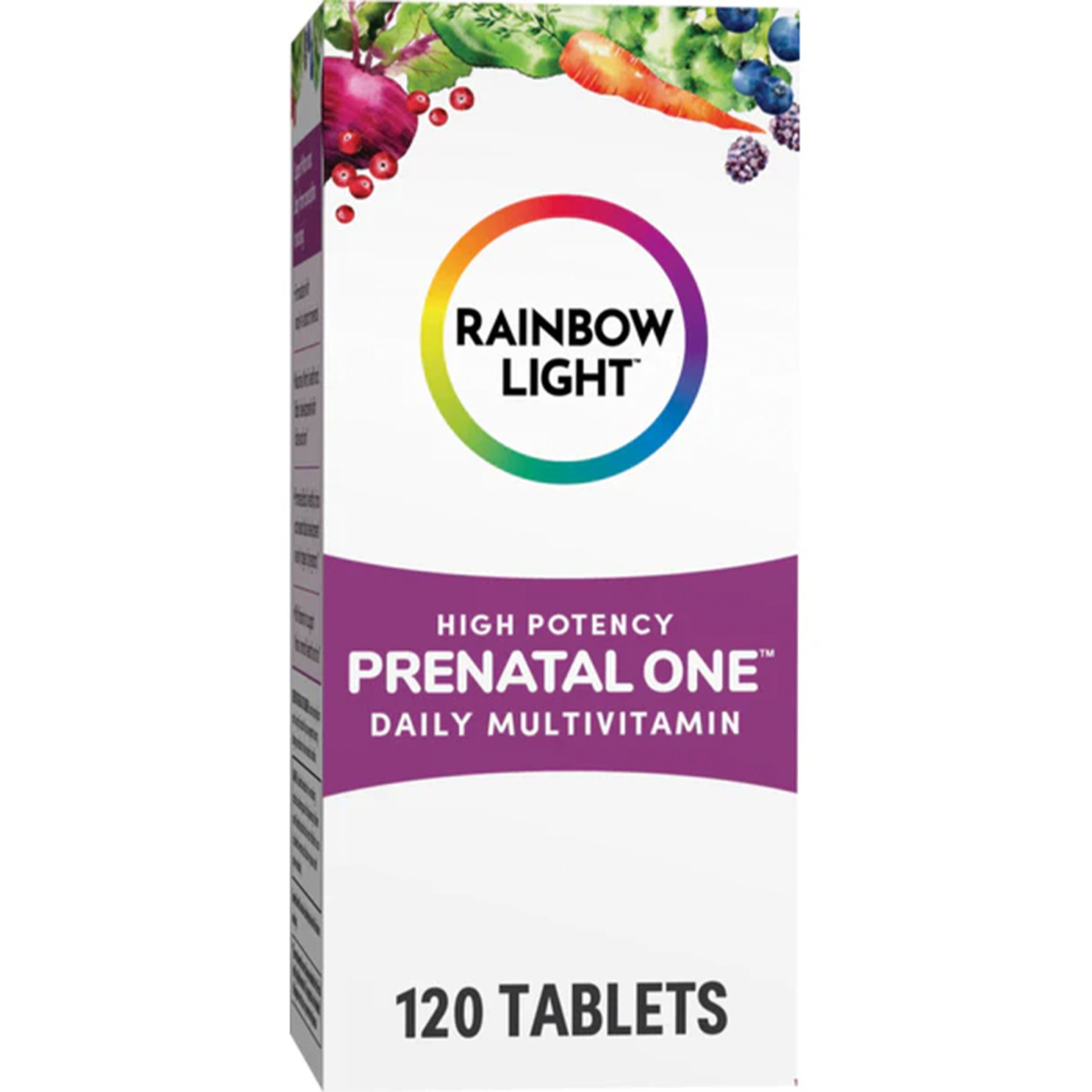 Prenatal One + Real Food Nutrients, 120 Vegan Caplets