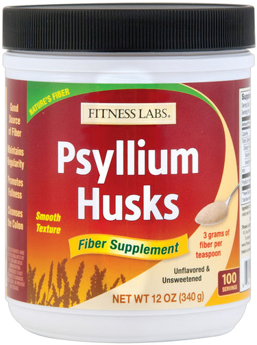 Psyllium Husks, 12 oz (340 g) Bottle