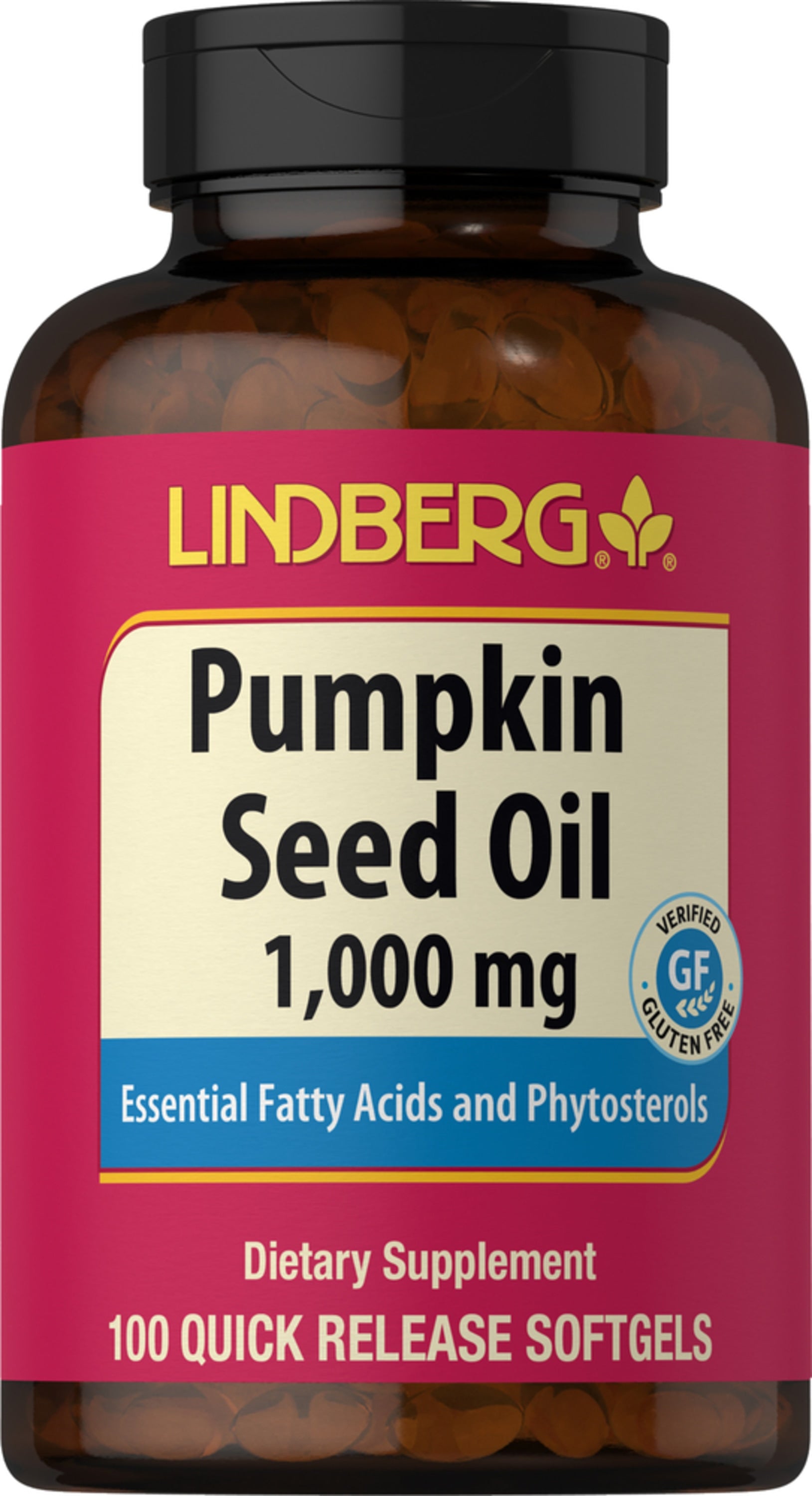 Pumpkin Seed Oil, 1000 mg, 100 Quick Release Softgels