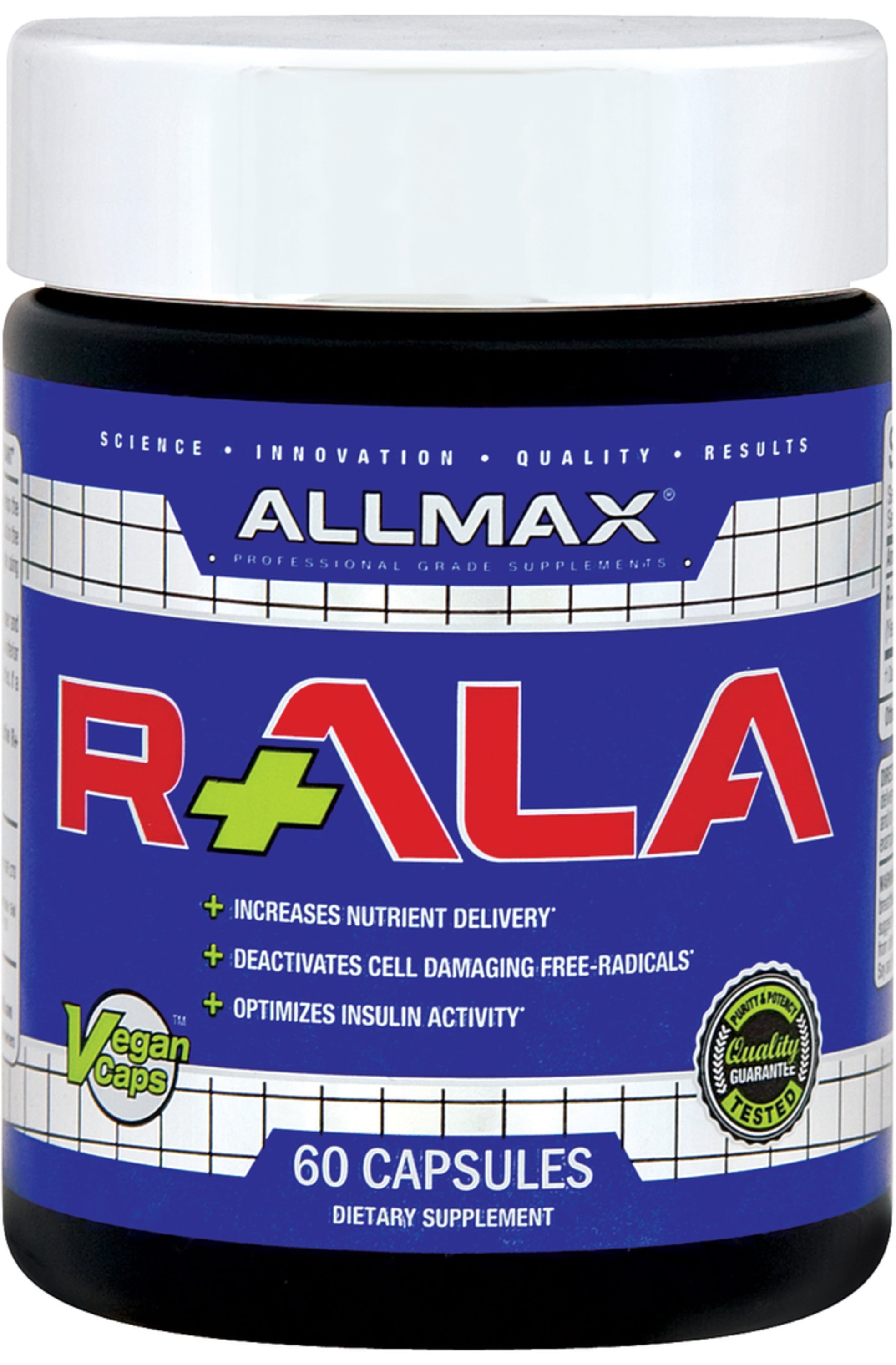 R+ ALA (Alpha Lipoic Acid), 150 mg, 60 Capsules