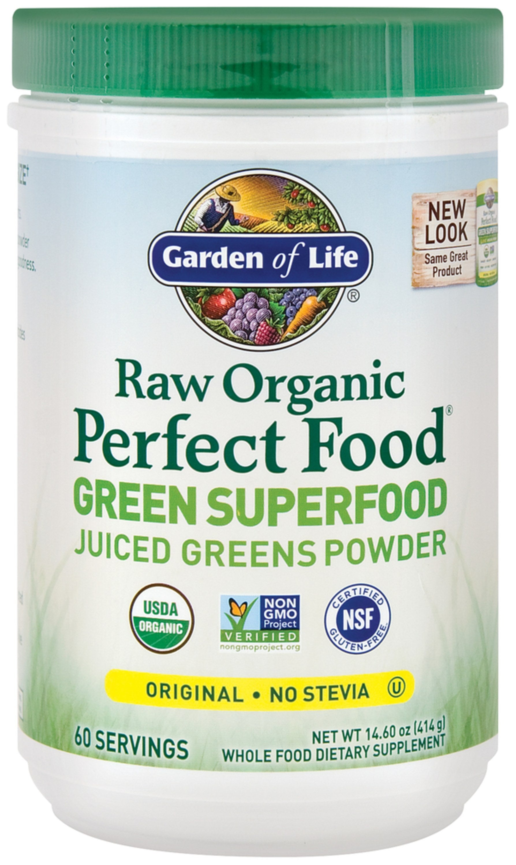 Raw Organic Perfect Food Green Superfood Powder, 14.6 oz (414 g) Bottle