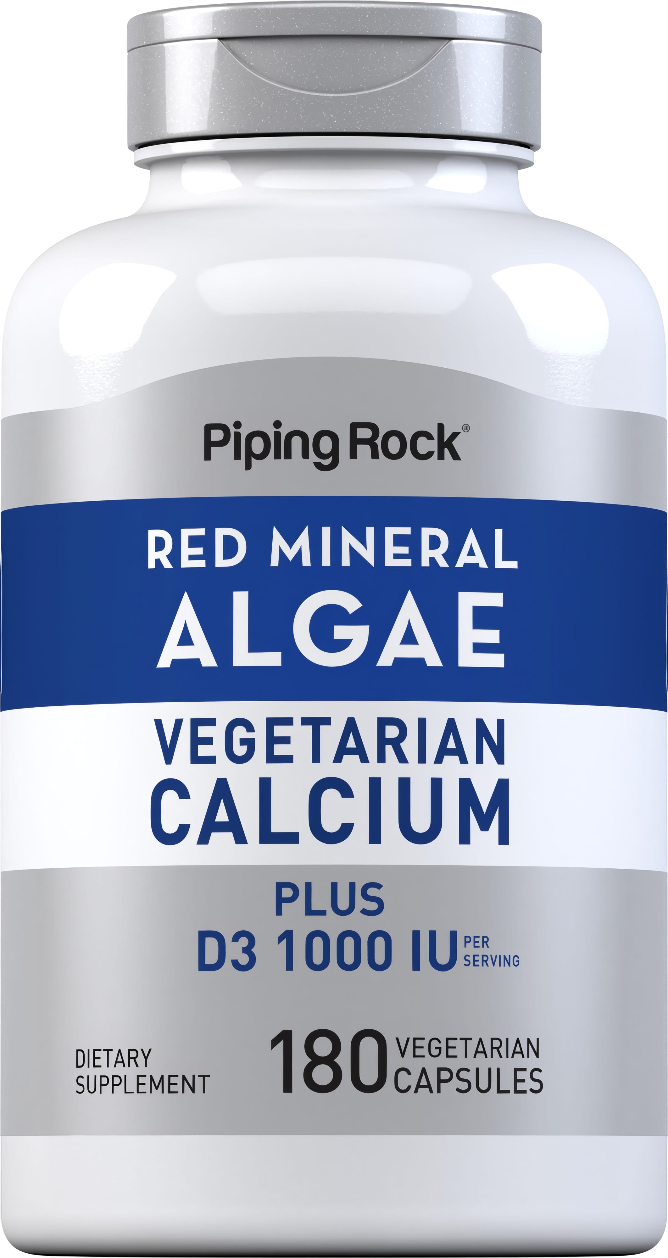 Red Mineral Algae (Aquamin Plant Based Calcium), 180 Vegetarian Capsules