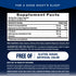 Supplement Facts panel for NV Calm Sleep Magnesium Glycinate and Melatonin, 120 Veg Caps.
