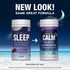 CALM Sleep with Melatonin Gummies Blueberry-Pomegranate Flavor, 120 Tasty Gummies