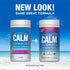 New look for Natural Vitality Calm Gummies Raspberry-Lemon, 60 ct. Features Magnesium Citrate, non-GMO, vegan, gluten-free.