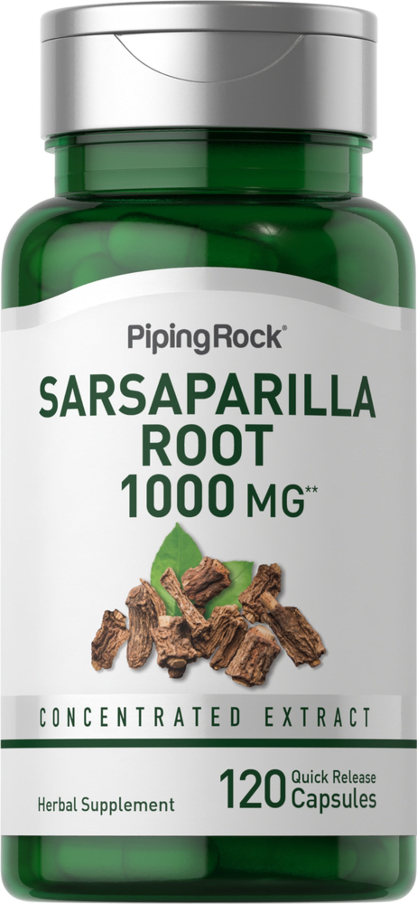 Sarsaparilla Root, 1000 mg, 120 Quick Release Capsules