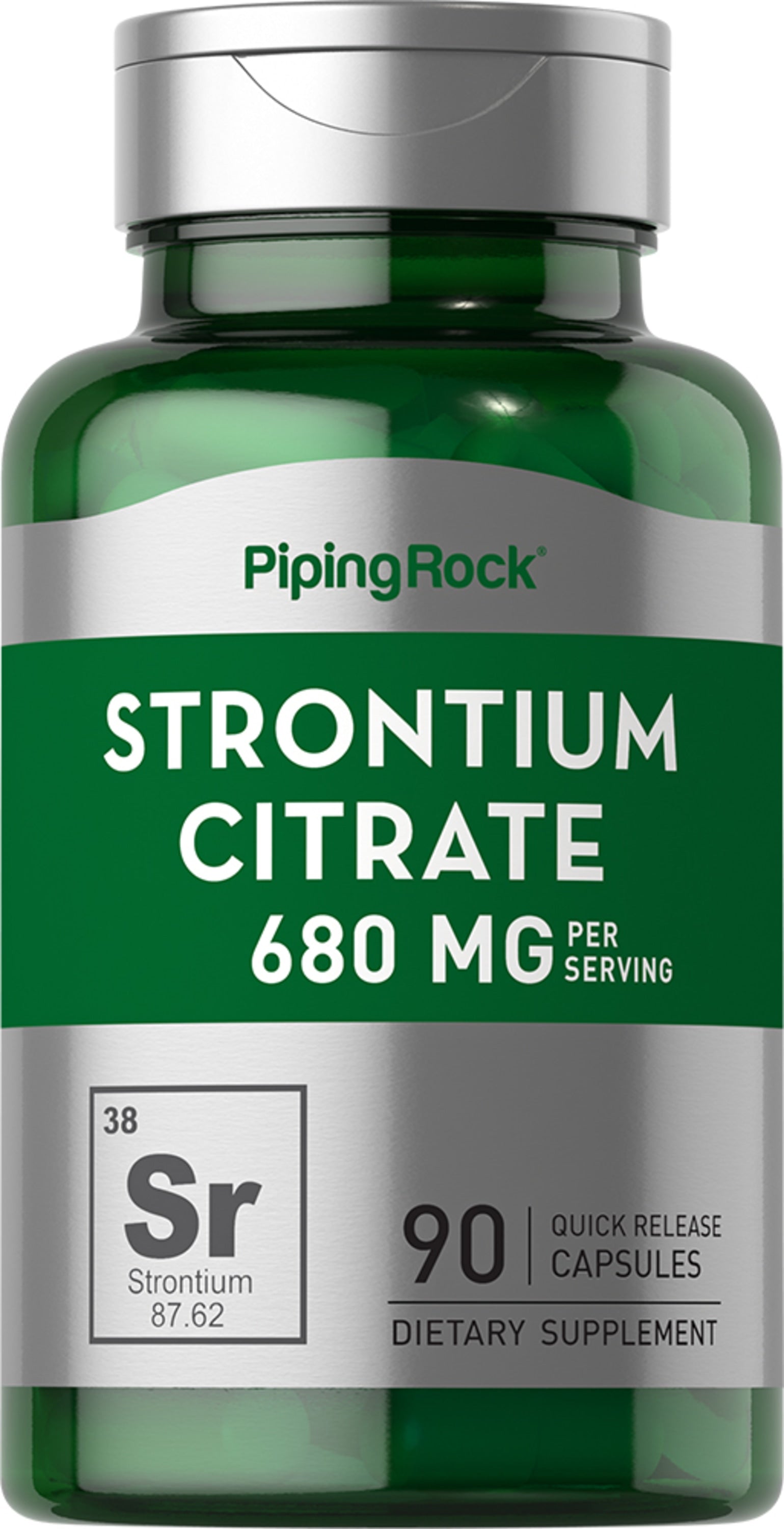 Strontium Citrate, 680 mg (per serving), 90 Quick Release Capsules