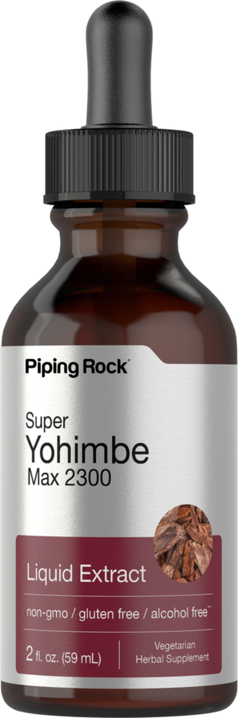 Super Yohimbe Max Liquid Extract Alcohol Free, 2300 mg, 2 fl oz (59 mL) Dropper Bottle