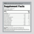 Supplement Facts panel for Horbaach Electrolytes Hydration Powder, 16 oz container.
