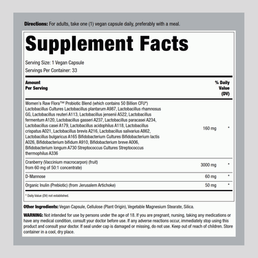 Women's Care Probiotic - 50 Billion