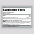Supplement Facts for Acai 6000 mg Capsules, 180 count.