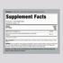 Supplement Facts label for CoQ10 400 mg Softgels, showing details for a bottle containing 120 softgels.